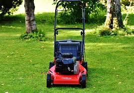 picture of red lawnmower