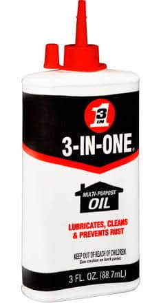 Picture of bottle of 3-in-one oil