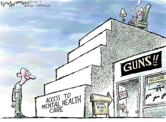 access to guns for the mentally ill