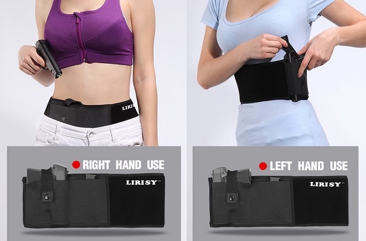 Lirisy Belly Band Holster for Concealed Carry