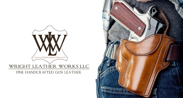 Wright Leather Works, one of the best leather holster makers